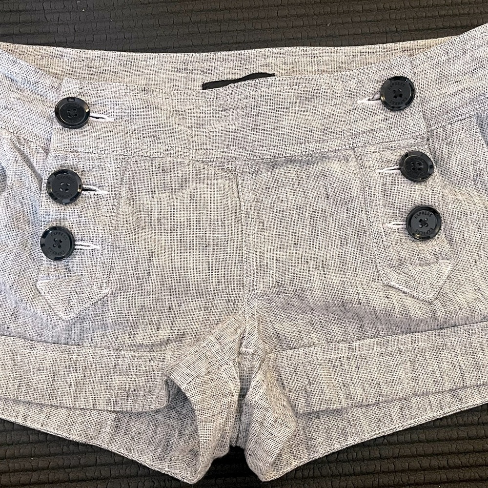 Express Sailor Button Shorts - image 1